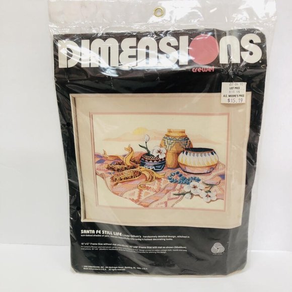 Dimensions Office Vintage Dimensions Crewel 988 Embroidery Kit